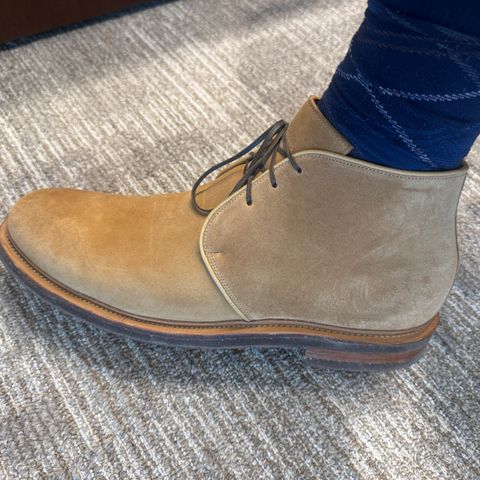 Viberg Upland in Viberg / C.F. Stead Light Mojave Janus Calf Suede