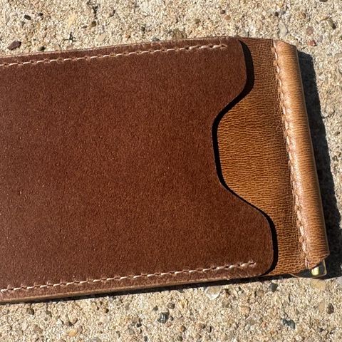 View photo of Ashland Capone in Horween Natural Polished Horsehide Chromexcel & Horween Natural Waxed Flesh - Horsehide