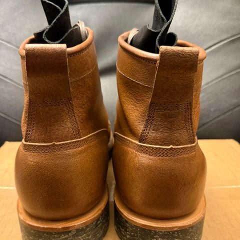 Viberg Bobcat in Horween Brown Waxed Flesh Horsebutt & Horween Black Waxed Flesh