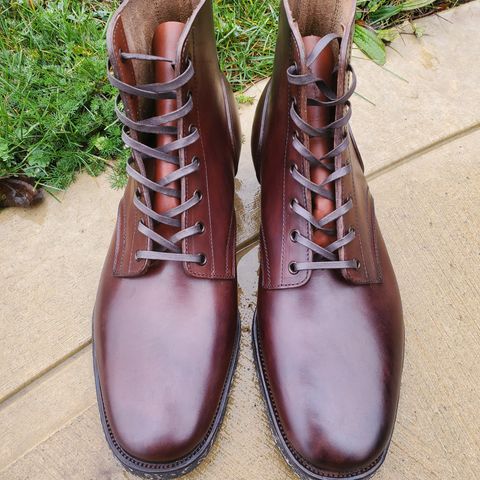Clinch Yeager Boots in Brown-Overdyed Horsebutt