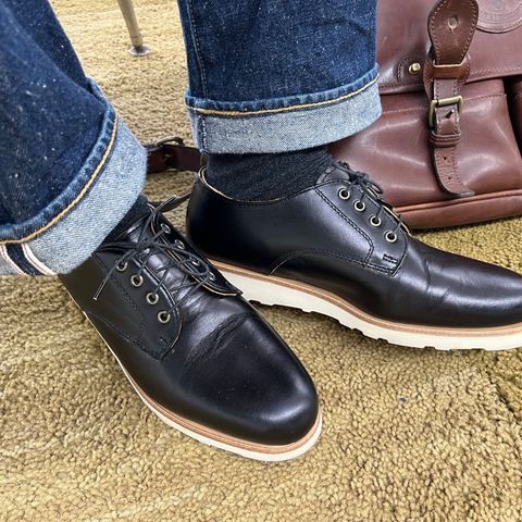 Rancourt & Co. Dirigo Derby in Horween Black Chromexcel