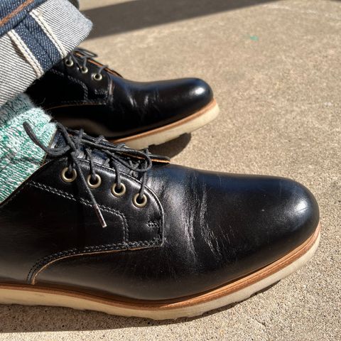 Rancourt & Co. Dirigo Derby in Horween Black Chromexcel