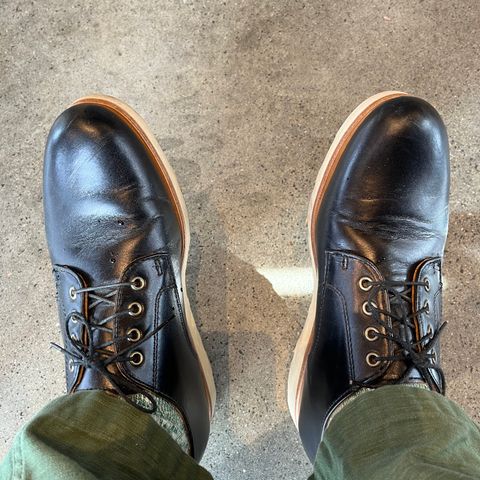 Rancourt & Co. Dirigo Derby in Horween Black Chromexcel
