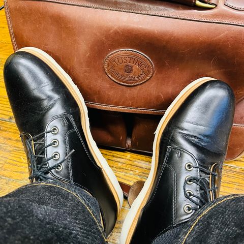 Rancourt & Co. Dirigo Derby in Horween Black Chromexcel