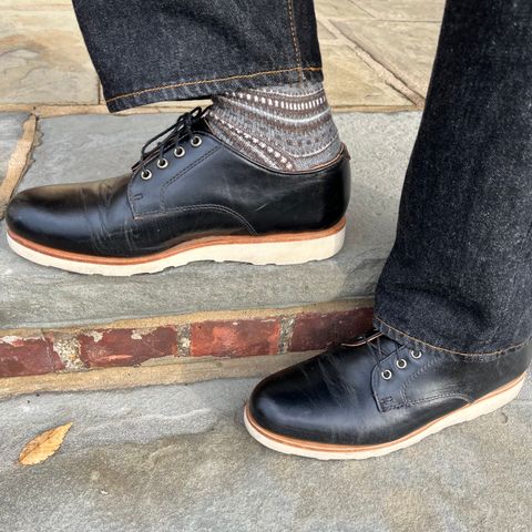Rancourt & Co. Dirigo Derby in Horween Black Chromexcel