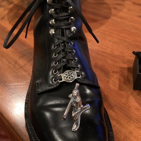 Alden Armstrong Custom Boot in Horween Black Shell Cordovan