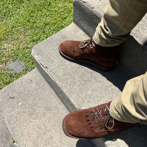 JK Boots Forefront in Bison Roughout