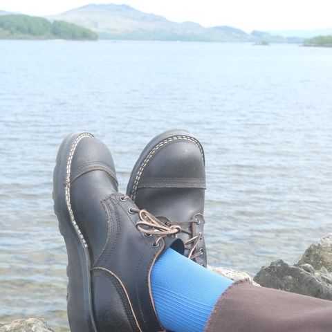 Nicks MTO in Horween Black Waxed Flesh