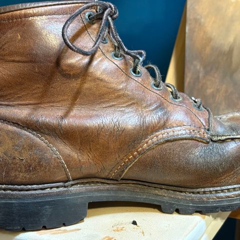 Red Wing Cooper Moc in S.B. Foot Copper Rough and Tough