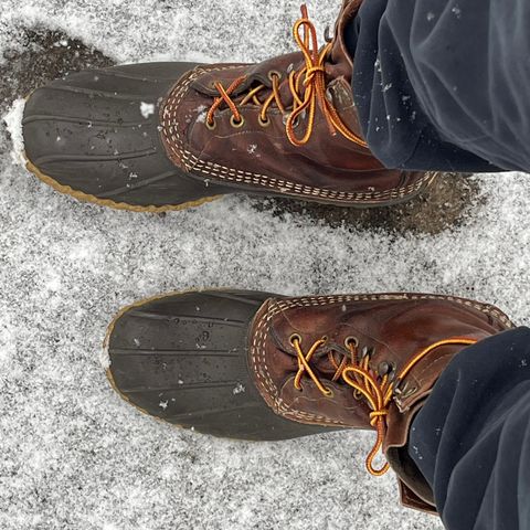 L.L.Bean Maine Hunting Shoe in Unknown Leather