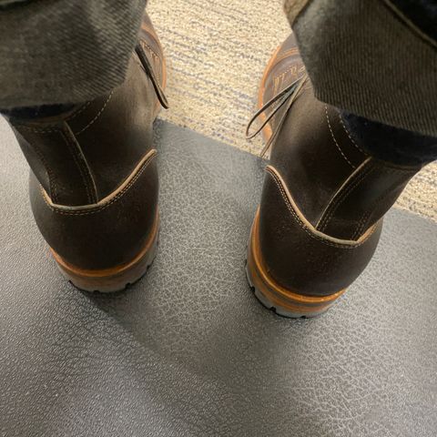 Truman Cap Toe Boot in Horween Java Waxed Flesh