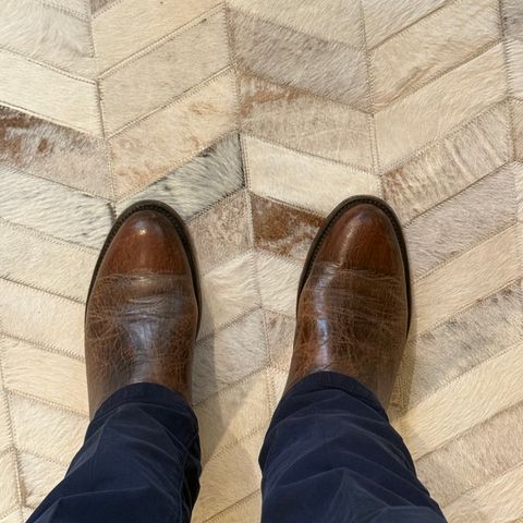 Search result thumbnail of Lucchese Cowboy Boots in Tusting and Burnett Mad Dog Goat