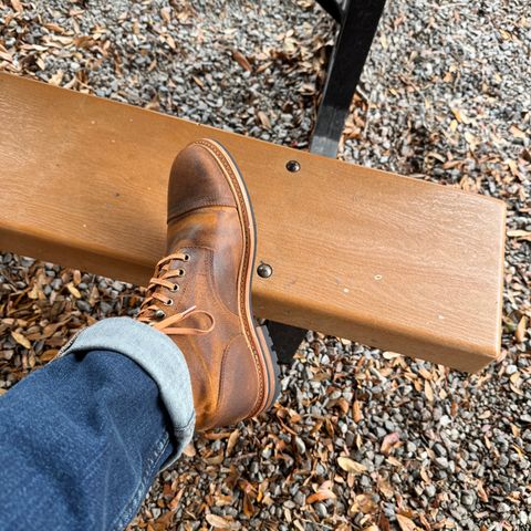 Parkhurst The Richmond in C.F. Stead Wheatbuck Waxy Commander Suede