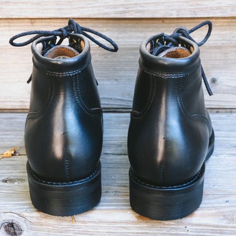 Rolling Dub Trio Coupen 7 in Horween Black Vegetable Tanned Teacore Dressner