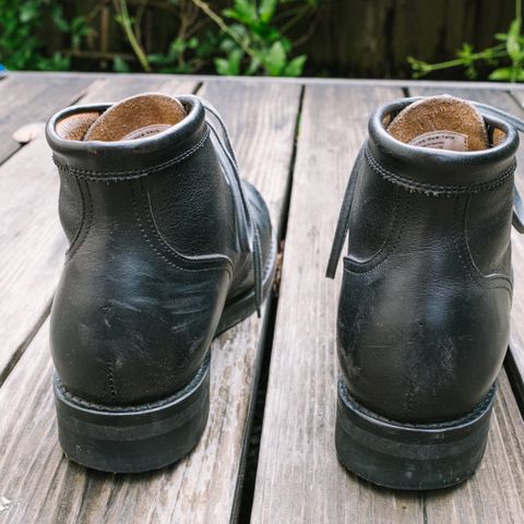 Rolling Dub Trio Coupen 7 in Horween Black Vegetable Tanned Teacore Dressner