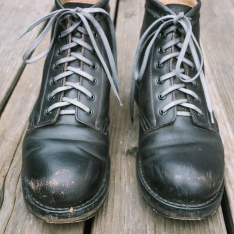 Rolling Dub Trio Coupen 7 in Horween Black Vegetable Tanned Teacore Dressner