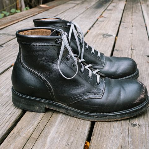 Rolling Dub Trio Coupen 7 in Horween Black Vegetable Tanned Teacore Dressner