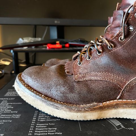 View photo of White's C350-CS in Seidel Red Dog Oil Tan Roughout