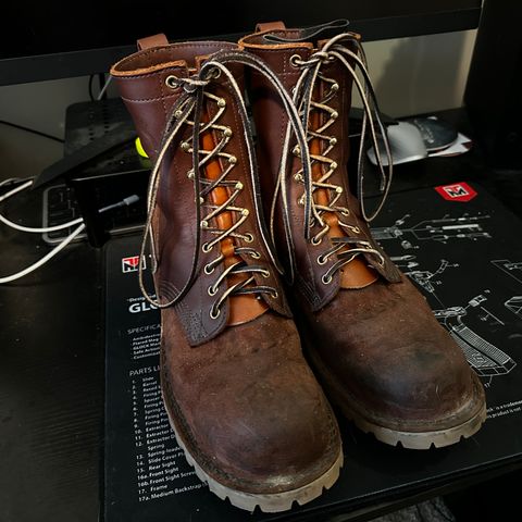JK Boots O.T. in Seidel Redwood Oil Tan Roughout