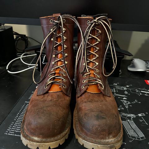 JK Boots O.T. in Seidel Redwood Oil Tan Roughout