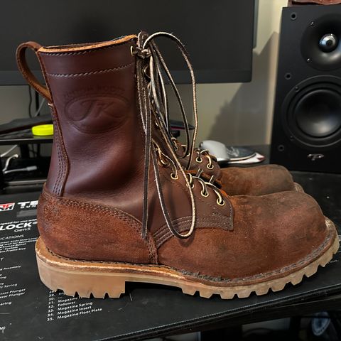 JK Boots O.T. in Seidel Redwood Oil Tan Roughout