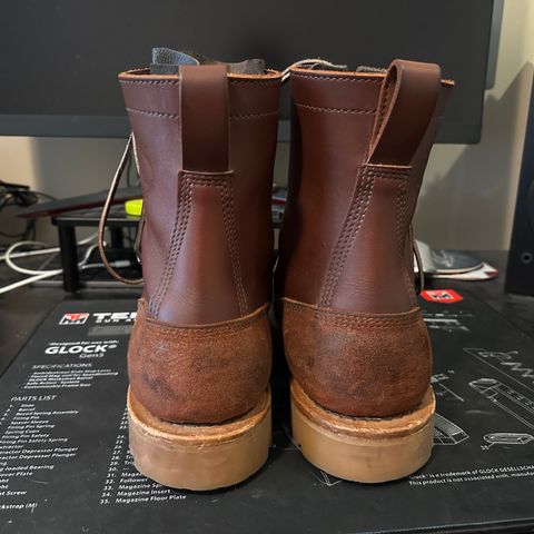 JK Boots O.T. in Seidel Redwood Oil Tan Roughout