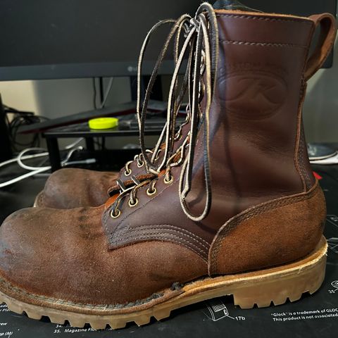 JK Boots O.T. in Seidel Redwood Oil Tan Roughout