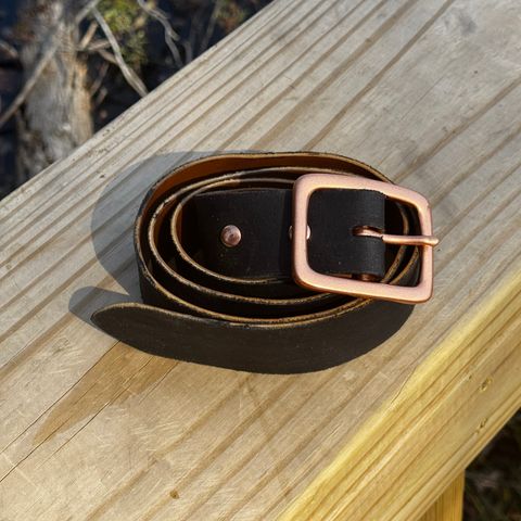 DIY Belt To Match Tanker Pro 2.0 in Horween Natural Chromexcel Strips