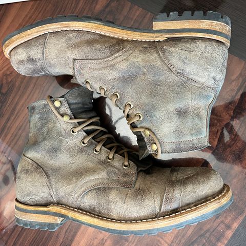 Truman Cap Toe Boot in C.F. Stead Stone Rambler