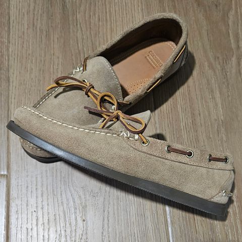 Oak Street Bootmakers Camp Moc in Horween Natural Chromexcel Roughout