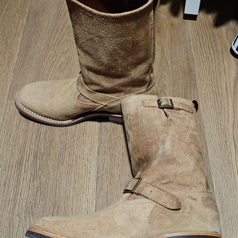 Wesco x Ship John Derroll Boot in Seidel British Tan Domain Roughout