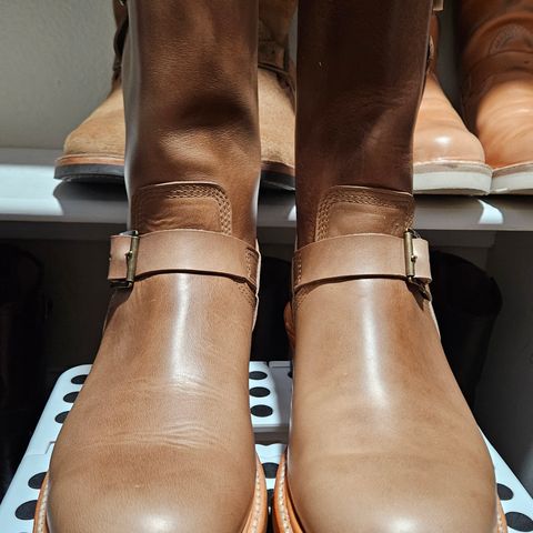 John Lofgren Wabash Engineer Boots in Natural