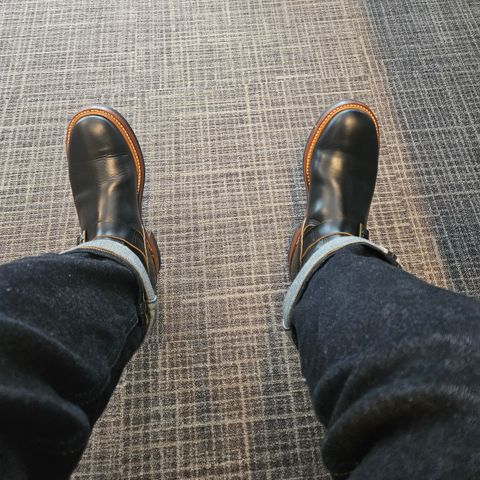 John Lofgren Wabash Engineer Boots in Black