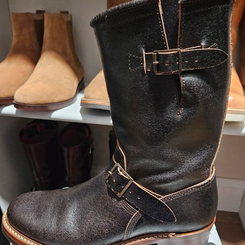 John Lofgren Wabash Engineer Boots in Dark Brown
