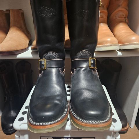 Wesco Mister Lou in Horween Black Horsehide