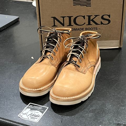 Nicks Aldert Strider in Horween Light Natural Dublin