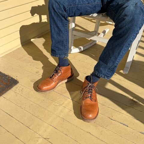 Nicks Aldert Strider in Horween Light Natural Dublin