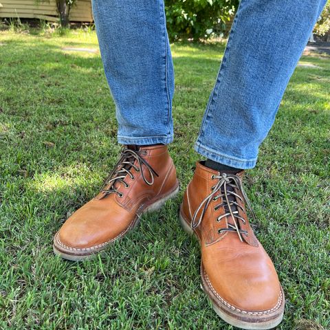 Nicks Aldert Strider in Horween Light Natural Dublin