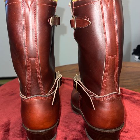 Role Club Engineer Boots in Russet Brown Chromexcel Horsehide