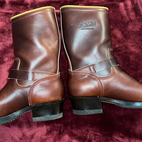 Role Club Engineer Boots in Russet Brown Chromexcel Horsehide