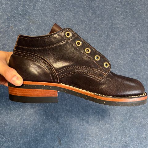 Nicks Comstock in Horween Dark Brown Aspen