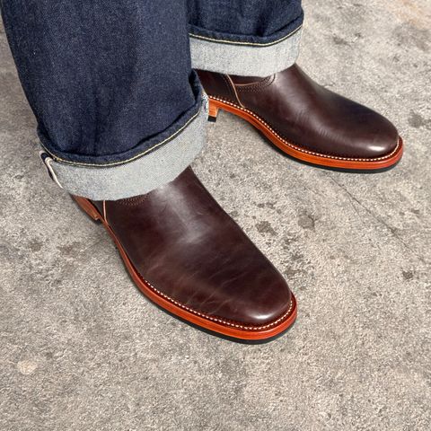 Briselblack The Keeper 'Type 3' Engineer Boots in Maryam Dark Brown Horsebutt