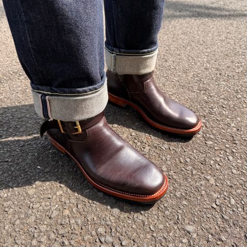 Briselblack The Keeper 'Type 3' Engineer Boots in Maryam Dark Brown Horsebutt