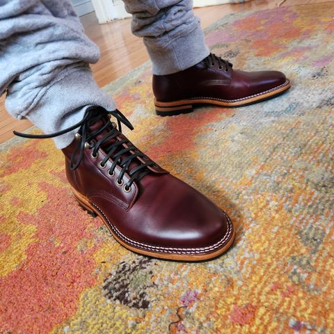 View photo of Parkhurst The Allen in Tempesti Bordeaux Veg Tan