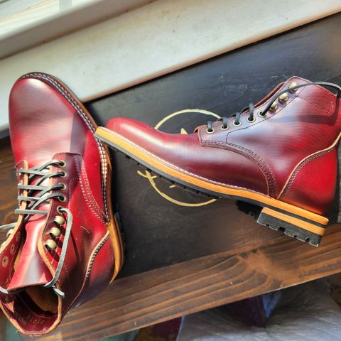 View photo of Parkhurst The Allen in Tempesti Bordeaux Veg Tan