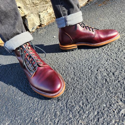 Parkhurst The Allen in Tempesti Bordeaux Veg Tan