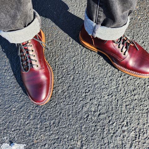 Parkhurst The Allen in Tempesti Bordeaux Veg Tan