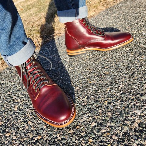 Parkhurst The Allen in Tempesti Bordeaux Veg Tan