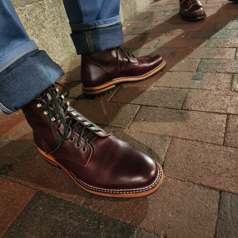 Parkhurst The Allen in Tempesti Bordeaux Veg Tan