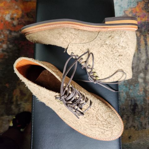 View photo of Grant Stone Edward Boot in Milkshake Rough Suede